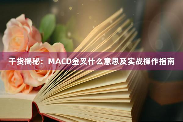 干货揭秘：MACD金叉什么意思及实战操作指南